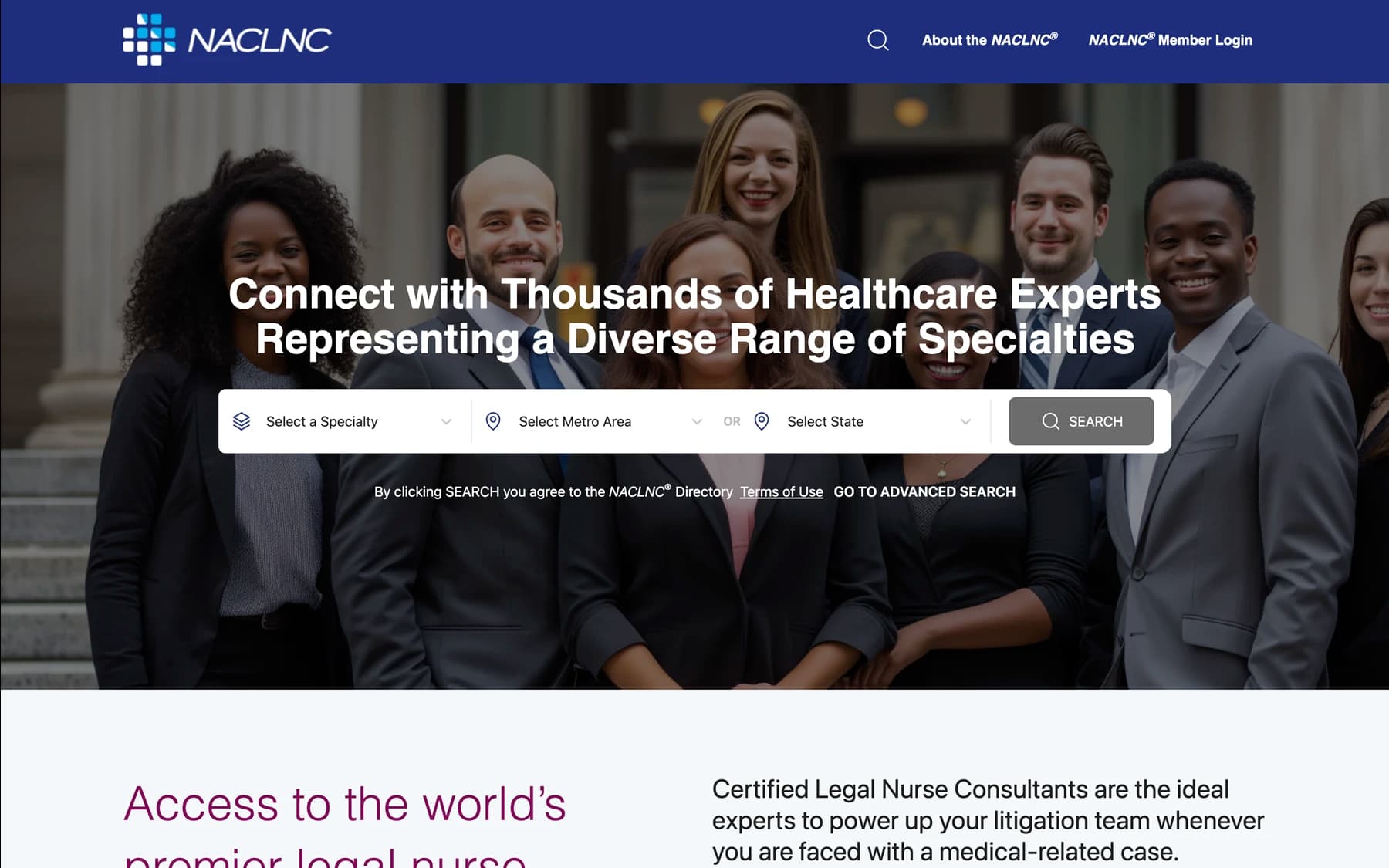 NACLNC Directory — project screenshot